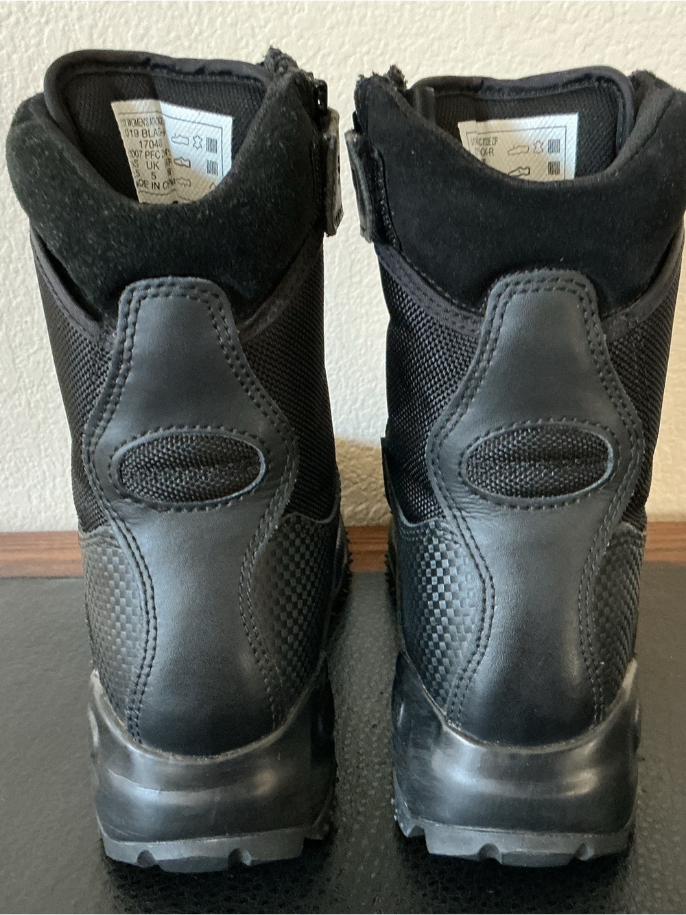 5.11 Women Atac 8" Side Zip Black Tactical Boot Size 6.5 - Picture 4 of 8